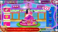 Princess Doll Wedding Cake Maker Screen Shot 3