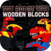 Dinosaur Robot Wooden Blocks