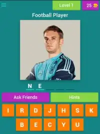 Guess The Football Player - The Football Quiz Game Screen Shot 6