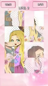 Rapunzel Princess Puzzle Game Screen Shot 2