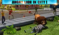 Angry Lion Attack 3D Screen Shot 2