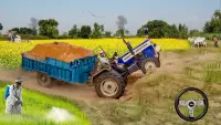 Heavy Tractor Trolley Game 3D Screen Shot 1