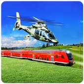 Train Chase Helicopter Game