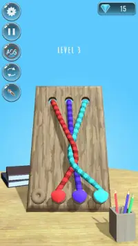 Rope Knots Untangle Master 3D Screen Shot 0