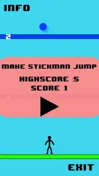 Impossible Stickman Jump Screen Shot 0