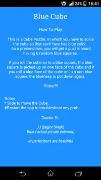 Blue Cube Screen Shot 2
