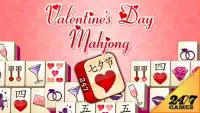 Valentine's Day Mahjong Screen Shot 0