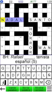Crucigrama Español   Screen Shot 0