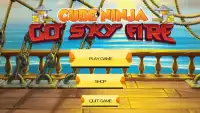 Cube Ninja : Go Sky Fire 🔥 Screen Shot 0