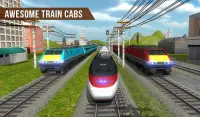 Train Driving Simulator 2017- ยูโร Speed ​​Racing Screen Shot 13