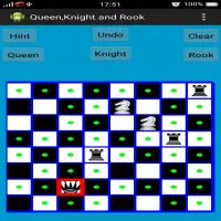 Chess Queen,Knight and Rook Problem Screen Shot 0