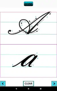 Cursive Calligraphic ABC Screen Shot 11