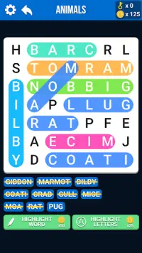 Word Search Game 2 Screen Shot 1