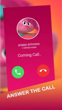 Call from poppy Chat   video call (Simulation)‏ Screen Shot 3