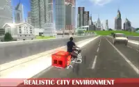 Consegna moderna della bici della città Screen Shot 3