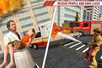 ambulância dirigindo serviço: resgatar jogos Screen Shot 4