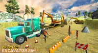 Excavator Crane Drive Sim Screen Shot 1