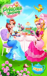 Princess Tea Party Salon Screen Shot 0