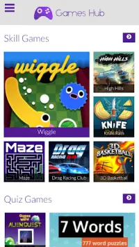 Games Hub - More than 500 Free Games Screen Shot 0