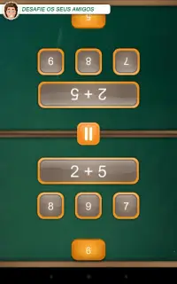 Jogos para 2: Jogo Matemático Screen Shot 0