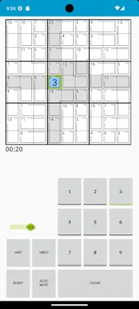 Killer Sudoku Screen Shot 1