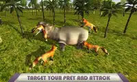 Ultimate Wild Hippo Hunter:Jungle Survival Sim Screen Shot 1