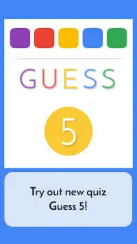 Guess 5 - Words Quiz Screen Shot 3
