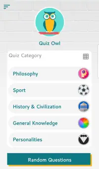 QuizOwl - Knowledge Educational Quiz Screen Shot 1