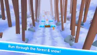 Snowman Rush: Frozen run Screen Shot 12