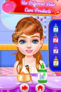Cute Girl Hairstyle Salon – Makeover Games Screen Shot 5