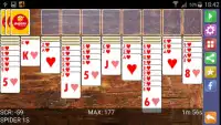 Solitaire Spider Screen Shot 2