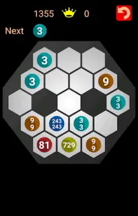 Master 2048 Hexagon Screen Shot 3