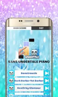 Sans Undertale Piano Game Screen Shot 0