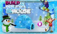 Costruire casa igloo invernale Screen Shot 3