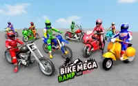 Dirtbike Rennen Mega-Rampe Screen Shot 3