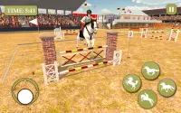 Horse Racing & Jumping Master 3D Stunts Screen Shot 1