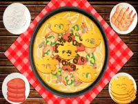 Salgadinha de pizza com queijo - jogo de culinária Screen Shot 7