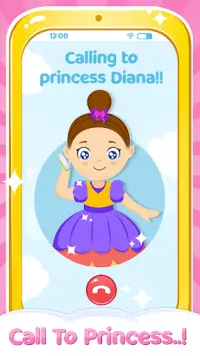 Baby princess phone game Screen Shot 0