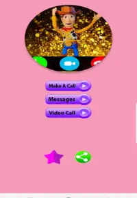 contact chat call :woondy video call prank Screen Shot 0