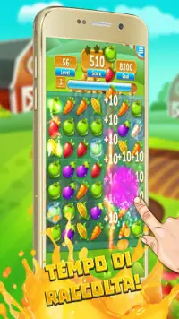 Fruit link smash mania: gioco match 3 gratis Screen Shot 4