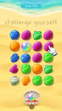 Pebbles Swap Puzzle. Free Logical Puzzle Game. Screen Shot 4