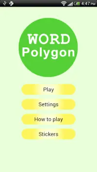 Word Polygon Screen Shot 0