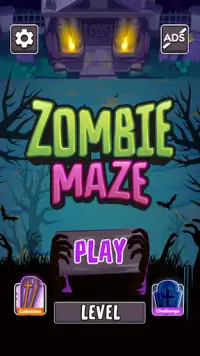Maze Escape : Crazy Zombie Screen Shot 1