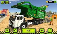 Çöp Damperli Kamyon Sürücüsü 2020 Screen Shot 0