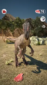 Talking Raptor : My Pet Dinosaur - Free Screen Shot 2