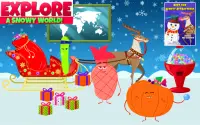 Christmas - Fruits Vs Veggies - Snow Game for Kids Screen Shot 1