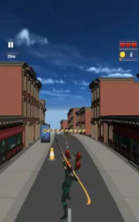 Ninja Hero Runner: Warrior Run, Fruit Cutter 3D Screen Shot 18