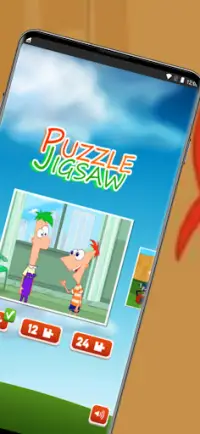 phineas and ferb Puzzle Jigsaw Screen Shot 0