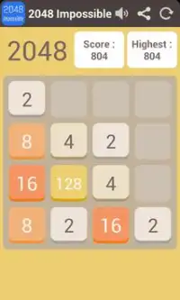 2048 Impossible Screen Shot 1