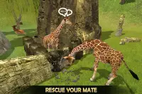 Giraffe Family Life Jungle Sim Screen Shot 21